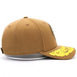 Petit quantité minimale de commande personnalisé Meidiney marque de haute qualité broderie Logo bord incurvé crochet boucle casquettes de Baseball chapeau - Product Image 6