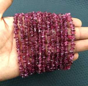 16 pouces de Long, 1 brin de Tourmaline rose naturelle, perles lisses et non coupées, fabrication de bijoux faits à la main - Product Image 2