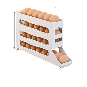 Tự động 4 lớp nhựa trứng nhà bếp tủ lạnh 30-Trứng lưu trữ cán <span class=keywords><strong>container</strong></span> trượt bên cửa chuyên dụng trứng thực phẩm - Product Image 3