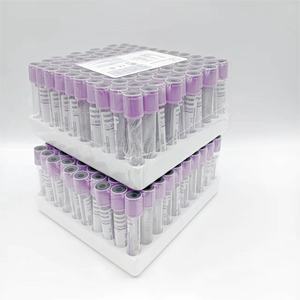 <span class=keywords><strong>Tube</strong></span> de prélèvement sanguin sous vide en verre/PET pour laboratoire médical, bouchon violet, certifié CE K2/K3 - Product Image 5