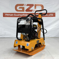 Compacteur à plaque vibrante à essence GZD 5,5 CV avec logo personnalisé pour la construction routière
