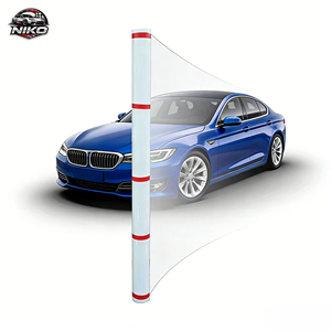 NIKO Film TPU Gloss Transparent Car <b>Wrap</b> Film, Easy <b>Stretch</b> Clear Layer with Tack and Installer-Friendly Cutting Flexibility - Product Image 1