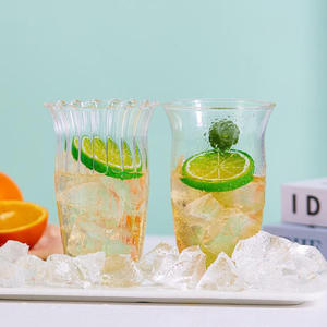 Bicchiere da <span class=keywords><strong>Caffè</strong></span> in Vetro Borosilicato Trasparente Noble <span class=keywords><strong>Happy</strong></span> 350ml, Resistente al Calore, Sicuro per Alimenti, Design Moderno e Unico, Strato Singolo - Product Image 3