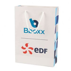 Custom Fashion Eco-friendly Handbag Promotional <b>Gift</b> Paper Shopping Bag - Product Image 3