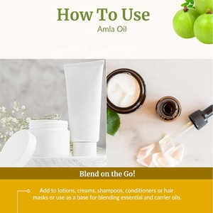 Óleo de Crescimento Capilar Original <span class=keywords><strong>100</strong></span>% Natural Orgânico de Amla Indiana Prensado a Frio para Todos os Tipos de Pele - Product Image 3