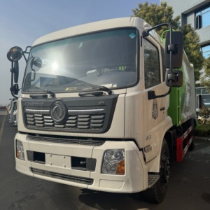 Camión <span class=keywords><strong>de</strong></span> Basura Compactador Dongfeng Tianjin Personalizado para Exportación, 14 CBM, Transferencia <span class=keywords><strong>de</strong></span> Residuos Sellada, Limpieza Sanitaria y Eliminación <span class=keywords><strong>de</strong></span> Residuos Urbanos - Product Image 3