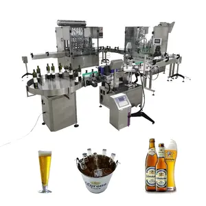 Fully Automatic Filling System Capping Labeling Bottle Honey Juice Oil Filling Machine
