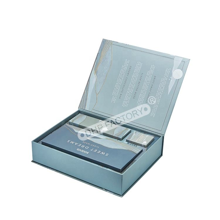 Luxury Custom Logo Rigid Cardboard Magnetic Closure Skin Care Set ...