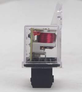 Bornes de contact en alliage d'argent à 15 broches Résistance aux hautes températures Boîtier en plastique transparent ABS 1NO 27VDC 30A Relais automatique - Product Image 3