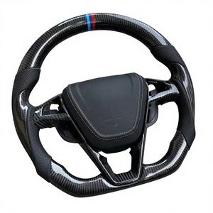 Volante Deportivo de Fibra de Carbono Personalizado MK3 con Cuero para Trim para EcoBoost/<span class=keywords><strong>Shelby</strong></span> GT350 Mondeo/<span class=keywords><strong>Focus</strong></span> - Product Image 1