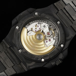 Nouvelle Montre Classique 2026 Entièrement en Fibre de Carbone Noire, Design Léger, Boîtier Octogonal 40mm, Bracelet Confortable, Style Gentleman - Product Image 6