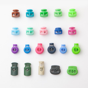 Boucle de chaussure personnalisée en plastique coloré à double trou, antidérapante, à ressort, en forme de champignon, boutons œillet ronds en résine durables - Product Image 4