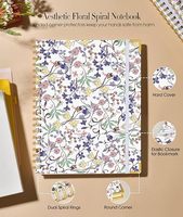 Logo personnalisé A4 A5 couverture souple cahier à spirale pour les écoliers