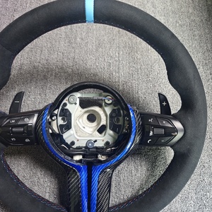 Volante Deportivo Completo de Alcántara para BMW F10 F15 F30 F36 M3 M5, Volante Multifunción para BMW F10 F15 F30 F36 M3 M5 - Product Image 2