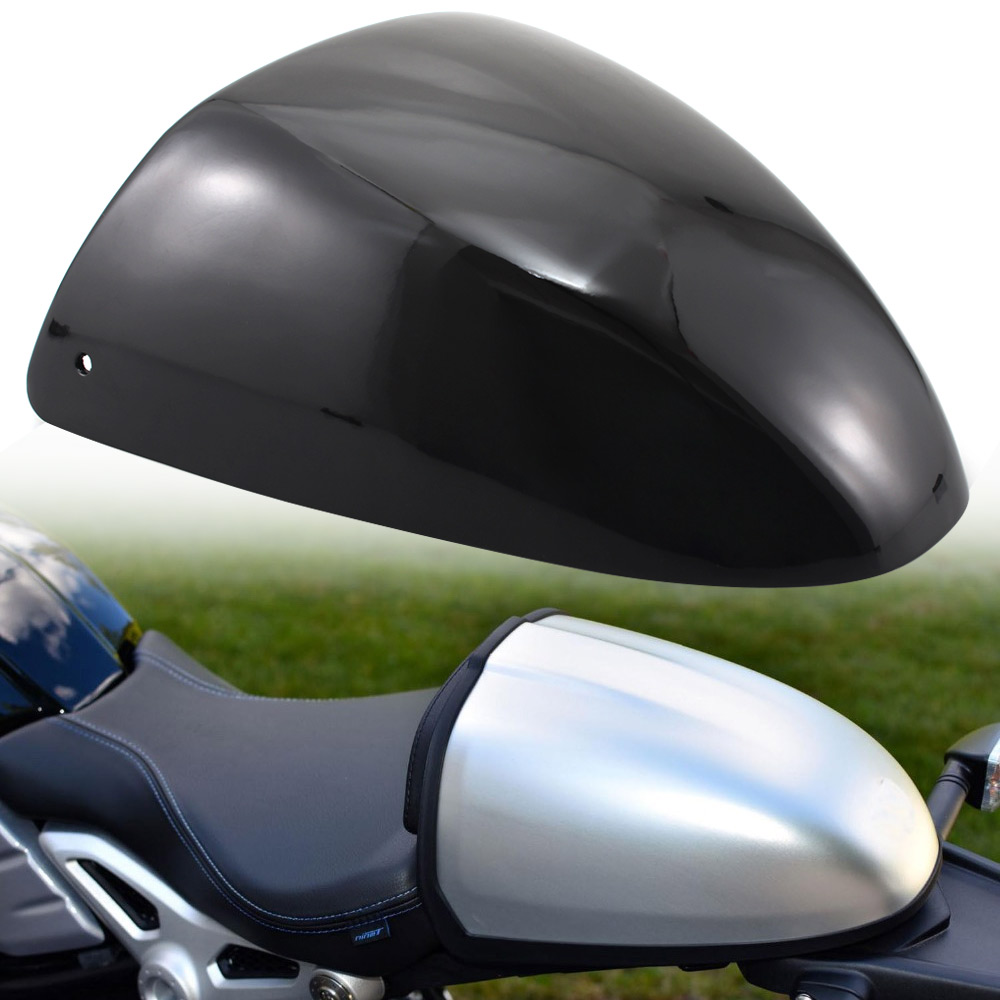 For BMW R nineT Guzzi Vivid Black Rear Seat Cowl Cover Fairing Protector Fit For Triumph BONNEVILLE T100 SE ACE