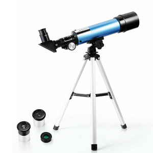 F50360M Astronomical Telescope 50mm Aperture Blue With Tripod For Kids And Students Stargazing Observation - Product Image 1