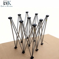 Plataforma de escenario plegable de aluminio ligera, portátil, OEM, para DJ, bodas, eventos móviles, espectáculos y conciertos.
