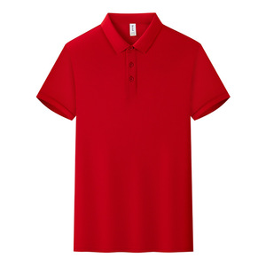 Polo à manches courtes rafraîchissant en coton, anti-humidité, couleur unie, pour usage quotidien - Product Image 4