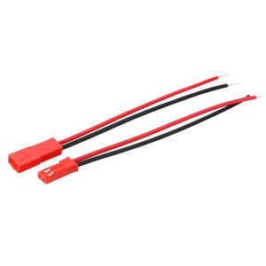 JST สายเชื่อมต่อ2ขาตัวผู้ตัวเมีย22 AWG,สายไฟสำหรับเฮลิคอปเตอร์แบตเตอรี่ RC ไฟ LED DIY ตกแต่ง - Product Image 6