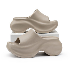 Sandalias de Verano para Mujer Guru, EVA, Blancas, con Punta Abierta, Suela Gruesa, Antideslizantes, Transpirables, Sin Olor - Product Image 2