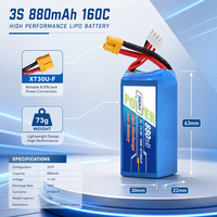 Batterie Lipo haute décharge pour drone FPV 3S 11.4V 500/650/750/1000/1100mAh 50C/100C/120C/160C – Fabrication OEM/ODM directe usine