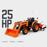 Tracteur chinois Euro 5 CE COC EPA, moteur diesel 18-25 CV, machine agricole, 4 roues motrices, tracteur agricole