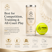 Nouvelle Arrivée - Ballon de Tennis Professionnel en Caoutchouc Haute Élasticité et Résistance, Logo Personnalisé