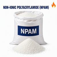 Poudre de traitement de floculant polyacrylamide non ionique pour l'extraction de l'or