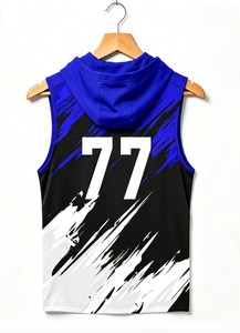 Sweat-shirt à capuche pour jeunes 7v7, séchage rapide, évacuation de l'humidité, léger, uniforme d'entraînement d'équipe - Product Image 5
