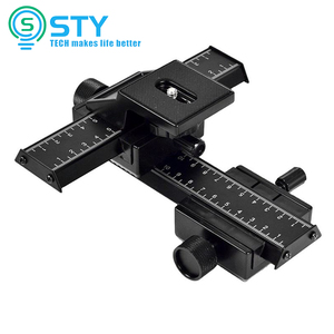 4 Way Macro Focusing <strong>Rail</strong> <strong>Slider</strong> for Close-up Shooting Low Price <strong>DSLR</strong> <strong>Camera</strong> Accessories - Product Image 1