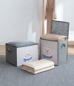 Nueva caja de almacenamiento plegable con patrón de animales de dibujos animados para juguetes, organizadores de almacenamiento, cubo, artículos diversos, cesta de almacenamiento multifunción - Product Image 4