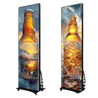 Afficheur vidéo LED P1.8 4K IP65 étanche, écran d'affichage numérique, affiche publicitaire, écran avec Wi-Fi, diffusion de contenu mobile, télécommande