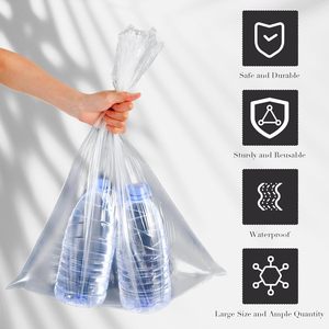 Bolsas de Plástico Transparentes Grandes 1234 X 1834, Bolsa OPP Desechable para Ropa, Juguetes, Almacenamiento y Empaque - Product Image 3