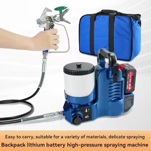 <span class=keywords><strong>Pistola</strong></span> de Pulverización sin Aire Portátil de 21V HVLP <span class=keywords><strong>con</strong></span> Motor sin Escobillas de 2500PSI de Alta Calidad para Masilla, Pintura de Techo <span class=keywords><strong>y</strong></span> Pared, Bricolaje - Product Image 6