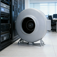 Ventilateur centrifuge à haute circulation d'air et haute qualité pour conduits en fer, avec pales en plastique, faible consommation, vitesse variable, personnalisation OEM/ODM