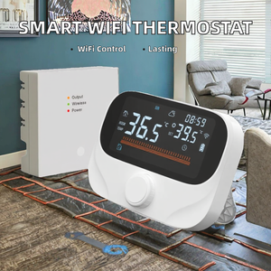 Termostato Eléctrico Inteligente Inalámbrico <span class=keywords><strong>WiFi</strong></span> MEIBA, Moderno, Compatible con Alexa y <span class=keywords><strong>Google</strong></span> <span class=keywords><strong>Nest</strong></span> Learning, Programable, para Sistemas de Calefacción por Suelo Radiante - Product Image 2