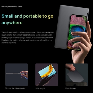 2023 último portátil CHUWI <span class=keywords><strong>MiniBook</strong></span> X Yoga, 10,51 pulgadas, 12GB + 512GB, Windows 11 Intel Alder Lake N100 Quad Core, enchufe de la UE (gris oscuro) - Product Image 6