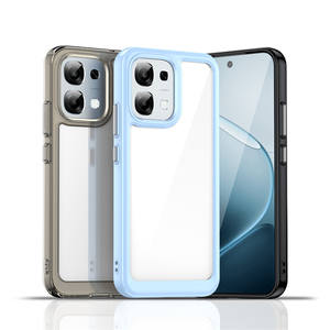 Coque de téléphone en acrylique transparente et colorée, résistante aux chocs, pour OPPO A6 Pro 4G, livraison rapide - Product Image 1