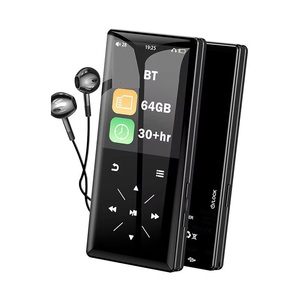 เครื่องเล่น MP3 โลหะผสมสังกะสี 64GB หน้าจอสัมผัสเต็มรูปแบบ BT 5.0 เครื่องเล่นเพลง HIFI คุณภาพสูงแบบไม่สูญเสียข้อมูล วิทยุ FM เครื่องอ่านอีบุ๊ค สำหรับนักเรียน - Product Image 2