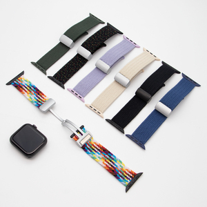 Correa de nylon para IWatch Series 8 7 <span class=keywords><strong>SE</strong></span> 6 5 4 Hebilla magnética Trenzada <span class=keywords><strong>Solo</strong></span> <span class=keywords><strong>Loop</strong></span> para <span class=keywords><strong>Apple</strong></span> <span class=keywords><strong>Watch</strong></span> Band Ultra 49mm 44mm <span class=keywords><strong>40mm</strong></span> 45mm 41mm - Product Image 6