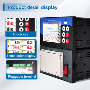 高精度統合印刷データロガー 6チャンネル 温度・圧力・流量信号 RS485 リレー出力 - Product Image 4