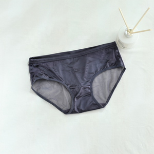 Qingya femmes Transparent Latex <span class=keywords><strong>culotte</strong></span> romantique solide élastique taille moyenne Yoga vêtements intérieurs <span class=keywords><strong>rose</strong></span> tricoté pleine maille dos Sexy - Product Image 6