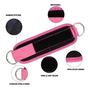 Ankle Straps with Double D-Ring for Gym Workouts Legs <b>Strength</b> <b>Training</b> Fitness Weight Equipment Weighted Belt Support - Product Image 3