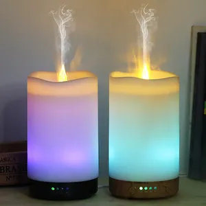 Diffusori di aromi per candele con olio essenziale di luce notturna a 7 colori all'ingrosso con timer
