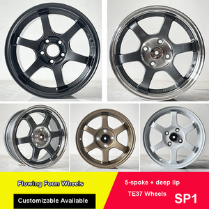 ล้อเว้าขนาดใหญ่17 <span class=keywords><strong>18</strong></span>นิ้ว <span class=keywords><strong>TE37</strong></span> 5รูล้อรถยนต์ใช้ได้กับฮอนด้าโตโยต้าเวอริซโฟล์คกอล์ฟมิตซูบิชิแลนเซอร์เอ็กซ์ - Product Image 6