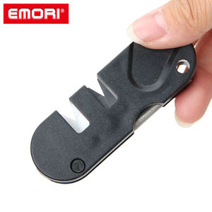 Aiguiseur de couteau pliable portable en acier tungstène durable pour l'extérieur avec tige de polissage en céramique - Product Image 4