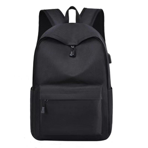 Lightweight Black Travel Laptop <strong>Backpack</strong> with Usb Charger Cheap Classic College School Computer Rucksack <strong>Backpack</strong> Bag - Product Image 1