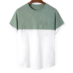 Camiseta de Hombre Fabricada en Pakistán, 100% Algodón, Calidad Premium, OEM, Personalizable, Transpirable, Corte Regular, Cuello Redondo, Tejido de Punto - Product Image 1