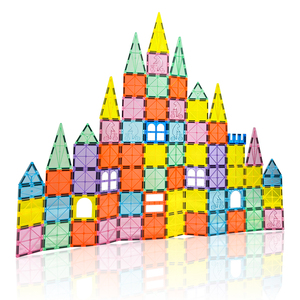 Shinlecobe <strong>Magnetic</strong> <strong>Toys</strong> <strong>Magnetic</strong> Tiles 46pcs <strong>Set</strong> for Age 3+ Building <strong>Blocks</strong> for Kids STEM Education <strong>Toy</strong> Gift for Boys and Girls