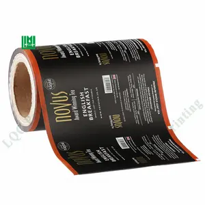 Custom printed sesame sauce candy lollipop baby wash food packaging roll film 8 microns chicken food grade muffins